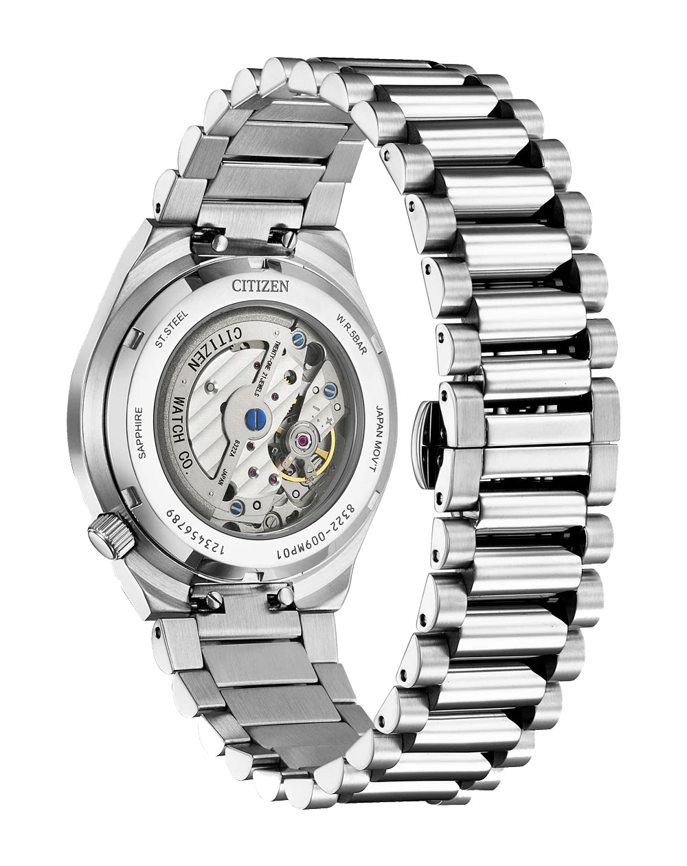 Citizen Tsuyosa Gents Auto Bracelet Sswp WR50 Watch. Model No: NK5010-51L.