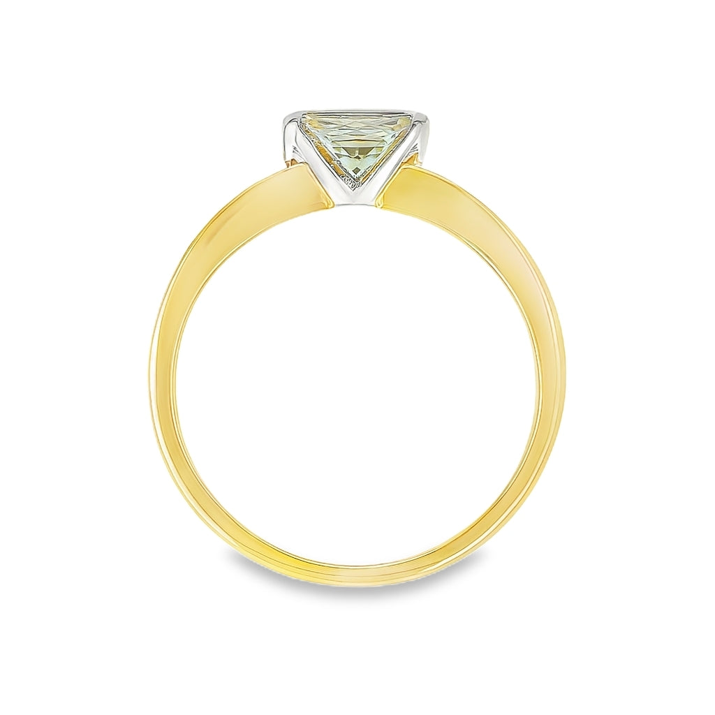 18ct Yellow Gold Diamond Halo Ring. Design No: S-E-18Y-0.64CT-261125