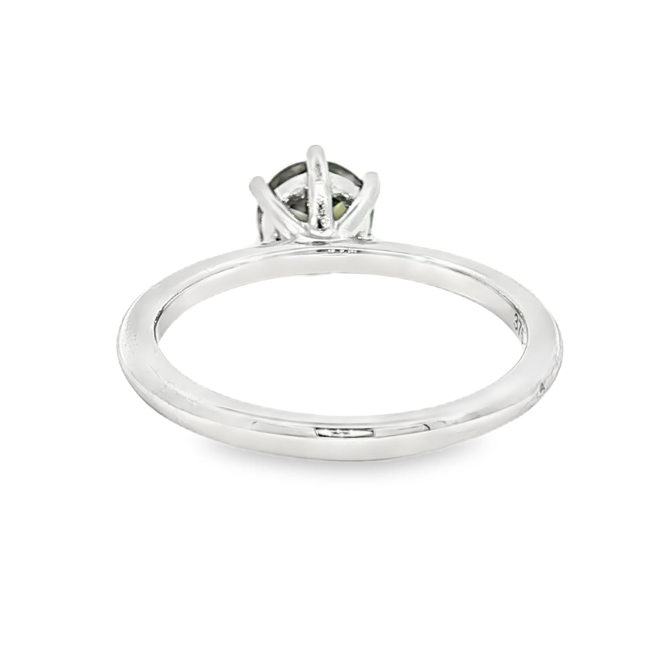9ct White Gold Sapphire Dress Ring. Design No: SDRRDNPWG002.