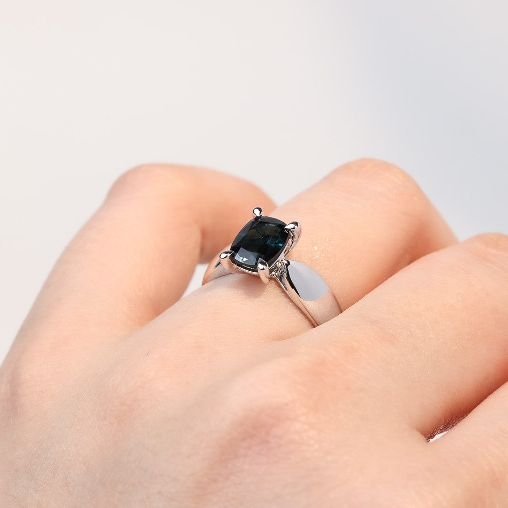 Sapphire Dreams Celine Cushion Ring — Natural Australian Sapphire. Design: SDRCUNVWB001