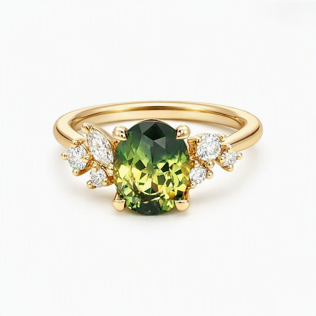Sapphire Dreams – AURELIA Natural Sapphire Oval Ring. Design: SDROVNPYP043