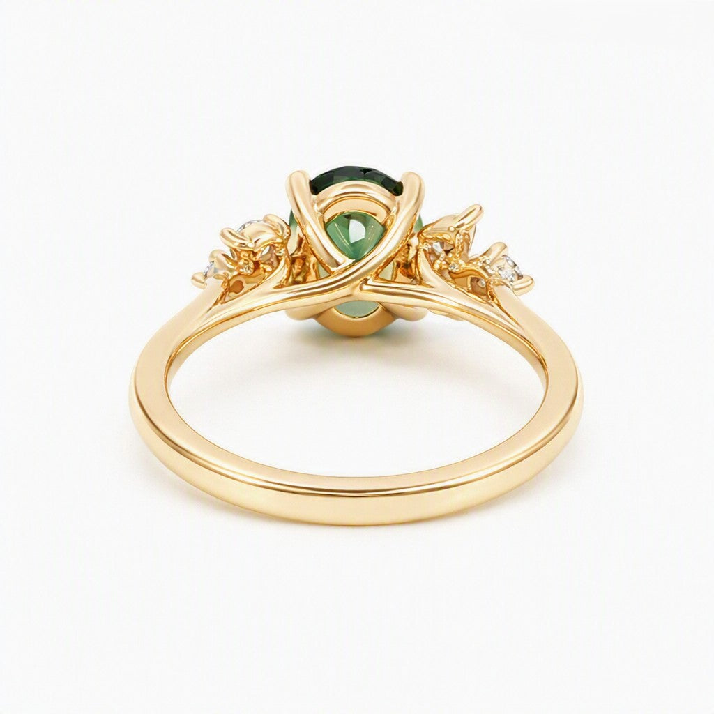 Sapphire Dreams – AURELIA Natural Sapphire Oval Ring. Design: SDROVNPYP043