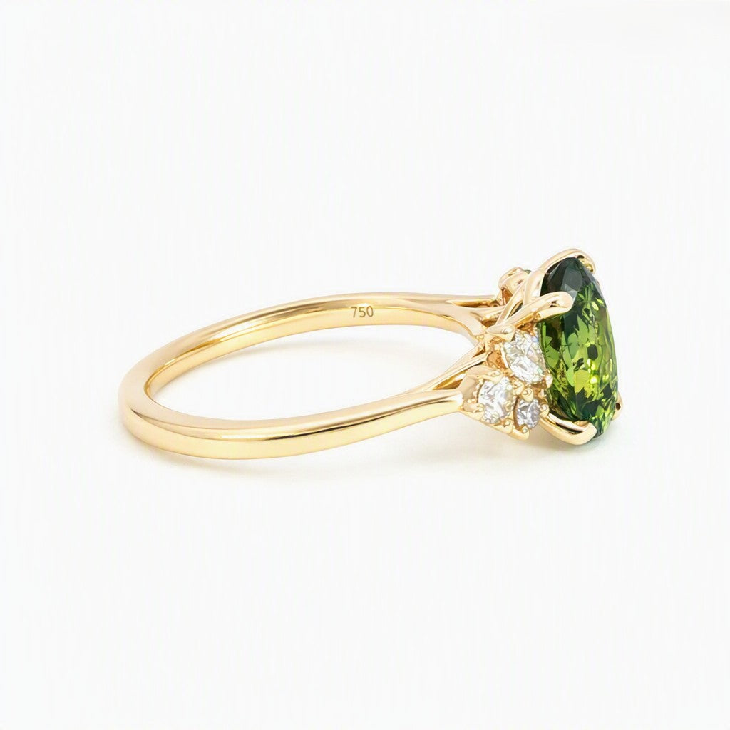 Sapphire Dreams – AURELIA Natural Sapphire Oval Ring. Design: SDROVNPYP043