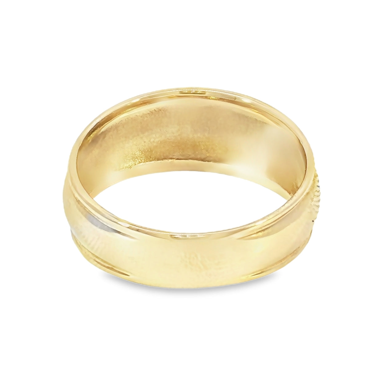 9ct Yellow Gold Dome Ring. Design No: 264-9Y