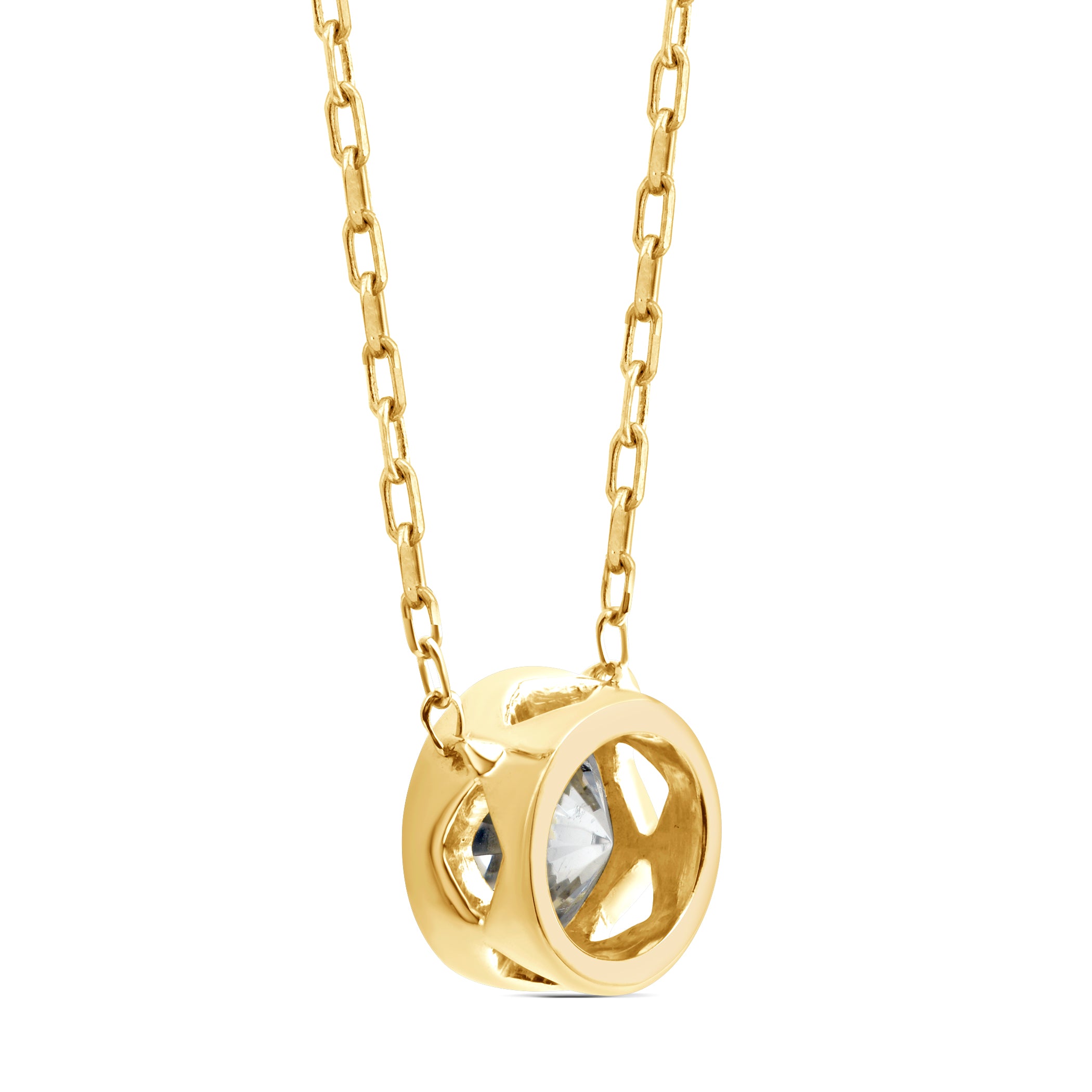 18ct Yellow Gold Lab Grown Diamond 1.16ct Pendant. Design No: LGPF-0237AL-18Y