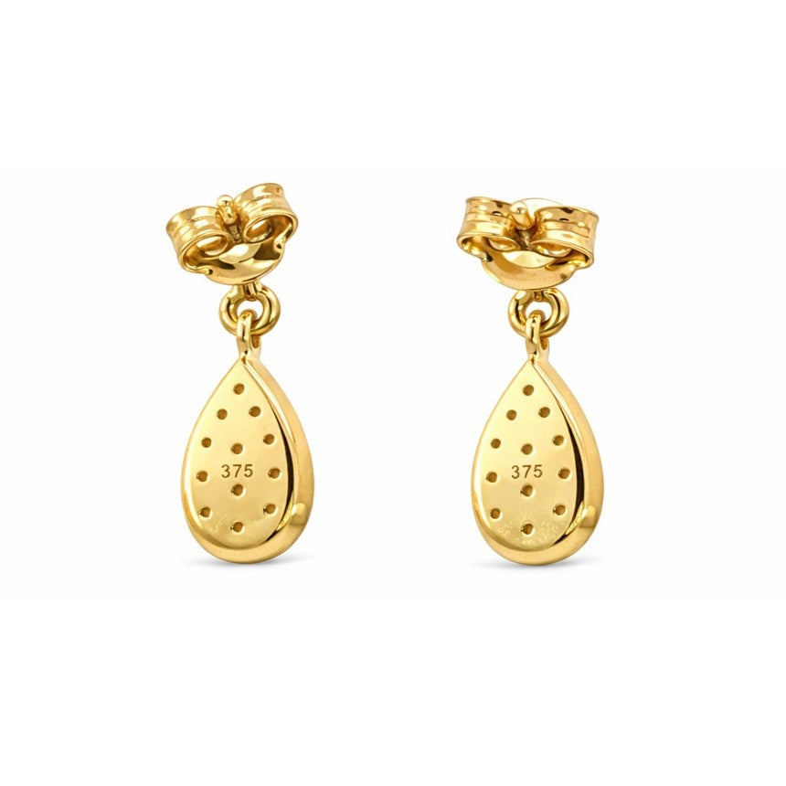 Dreamtime 9ct Yellow Gold Australian Diamond Earrings, 0.25ct. Design: DTER001