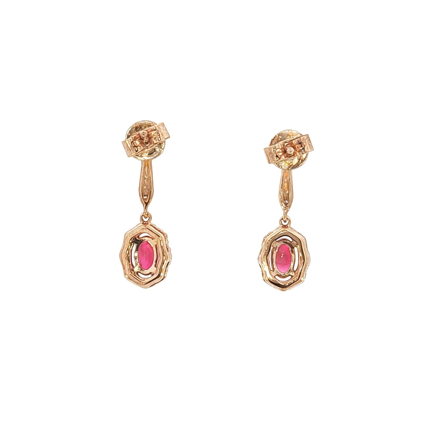 visualize python, java, javascript, typescript, and... 9ct Rose Gold Ruby & Diamond Earrings. Design: BEFSV-13-RU-2C – Stearns ...