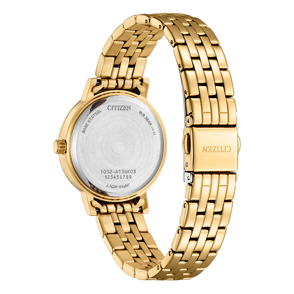 Citizen Ladies Quartz Bracelet WR50 Watch. Model No: El3103-57D.