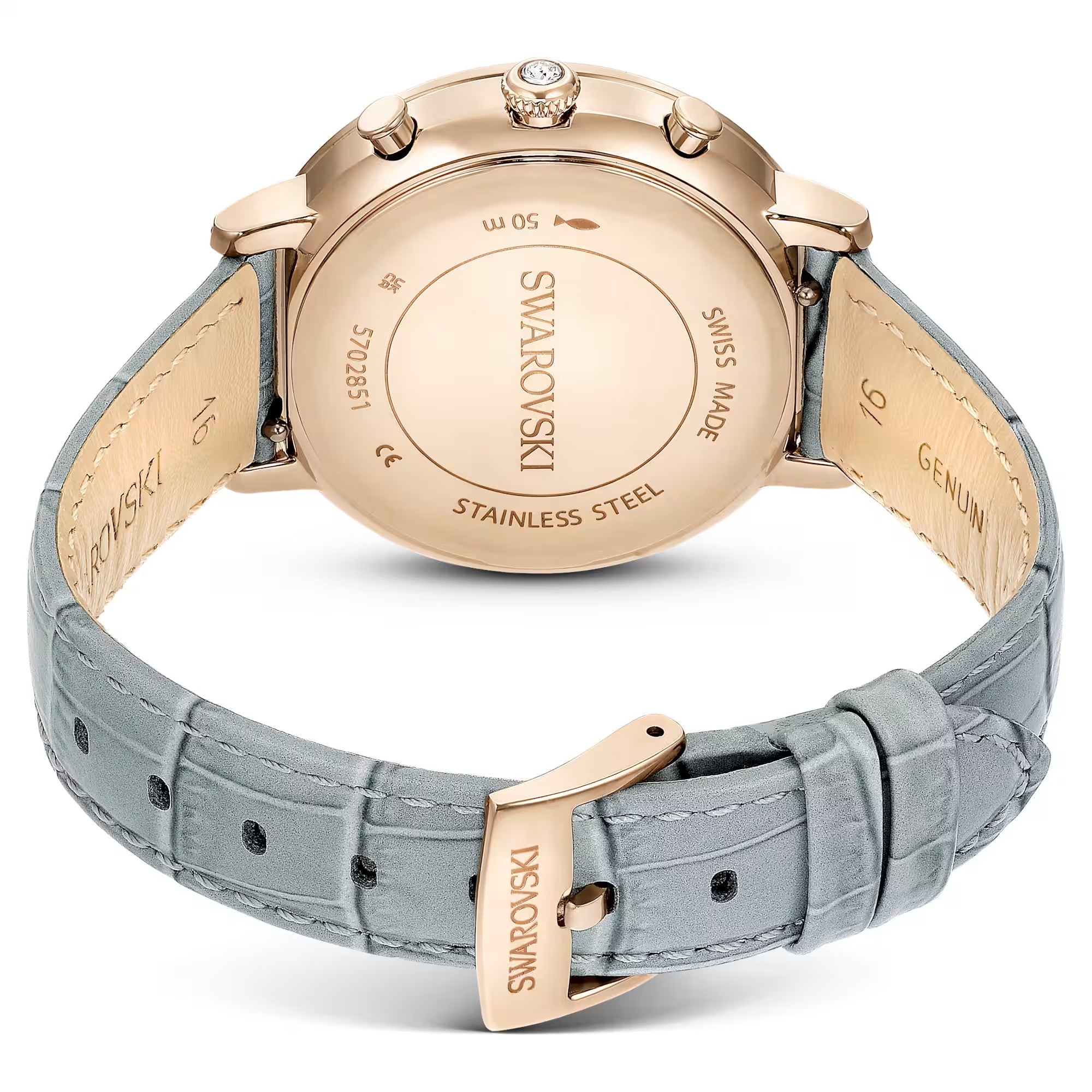 Matrix tennis chronograph watchSwiss Made, Leather Strap, Design No: 5702851