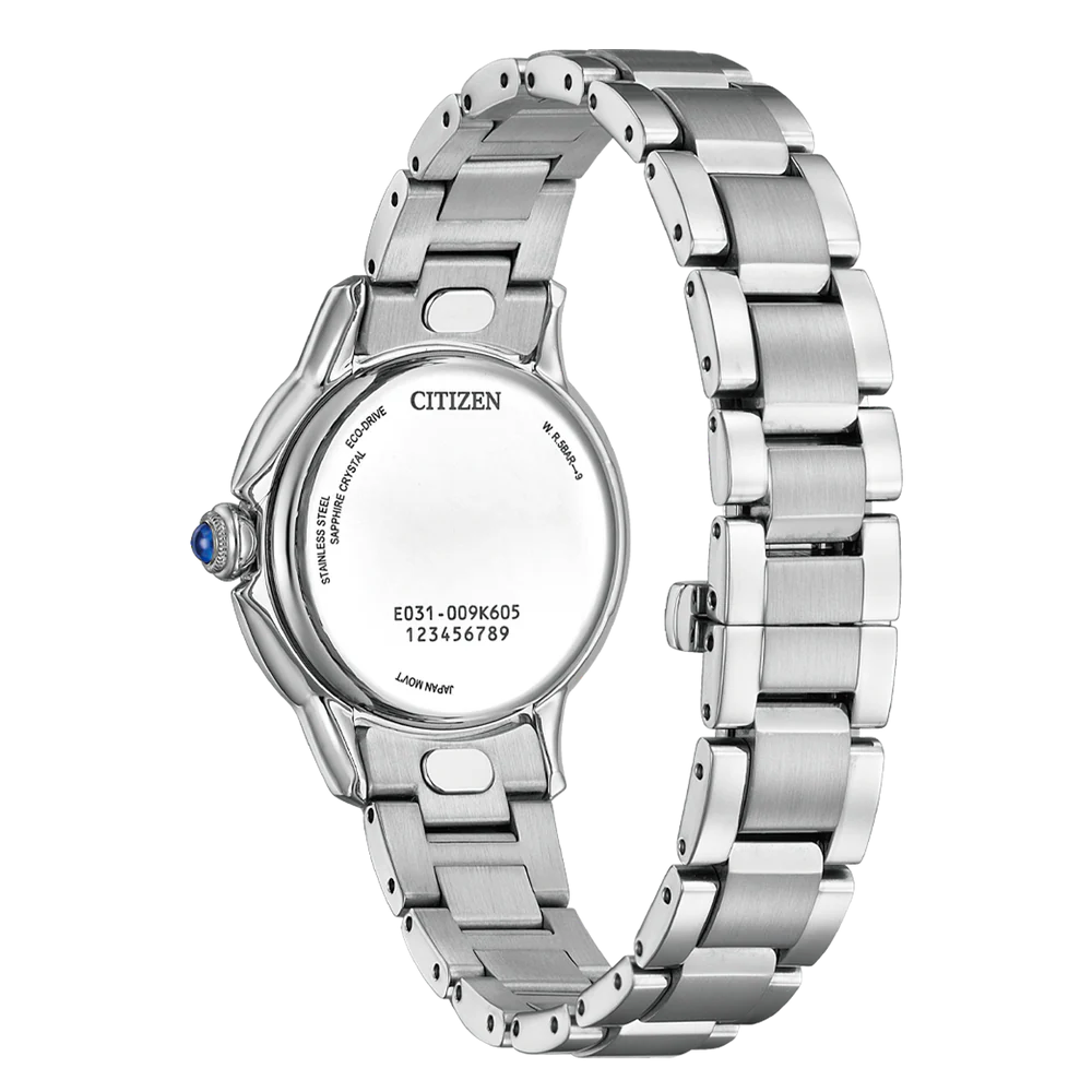 Citizen Ladies Eco-Drive Bracelet SSWP WR50 Watch. Design No: EM1160-58X.