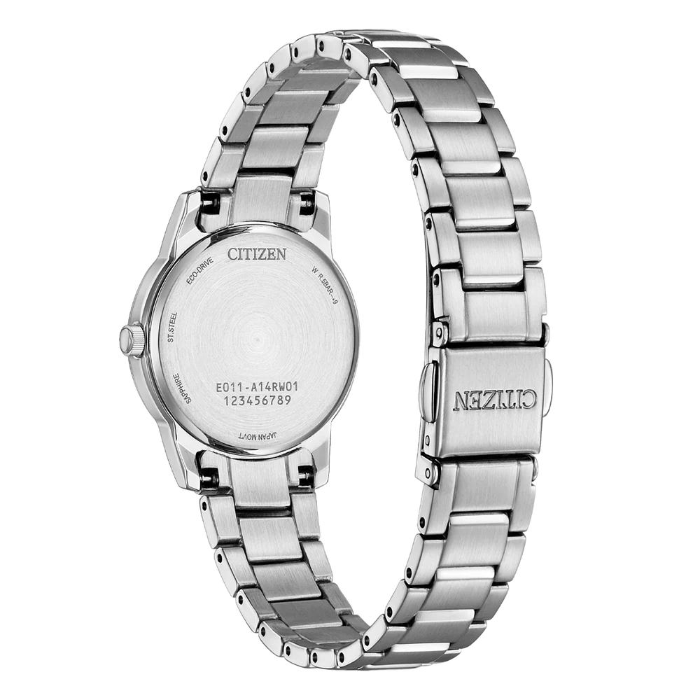 Citizen Ladies Eco-Drive Bracelet SSWP WR50 Watch. Design No: EW2318-73E.