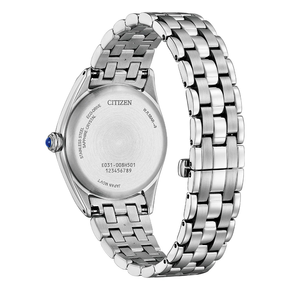 Citizen Limited Edition Ladies Auto Bracelet SSWP WR50 Watch. Design No: PR1040-88N.