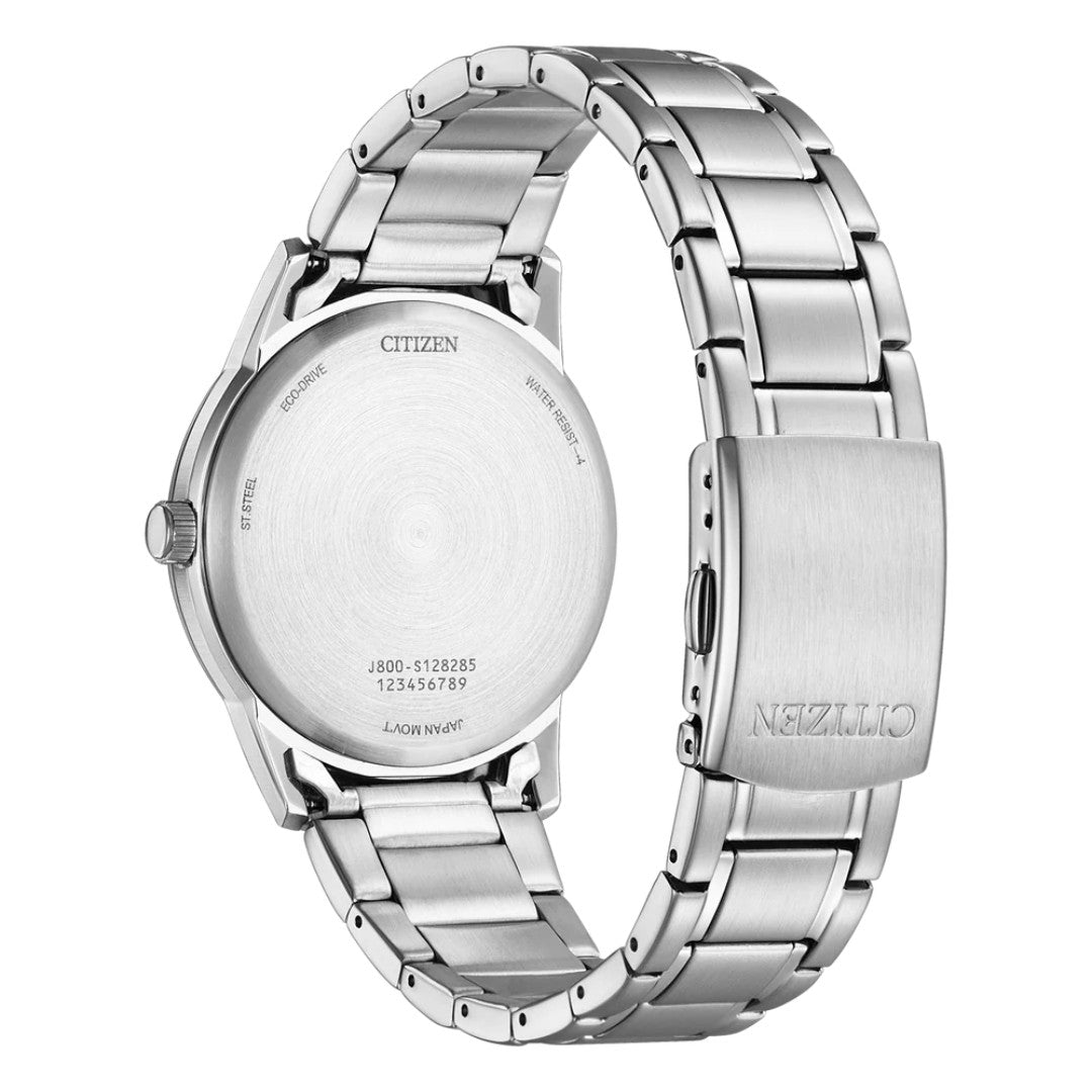 Citizen Gents Eco-Drive Bracelet SSWP WR30 Watch. Design No: AW0100-86A