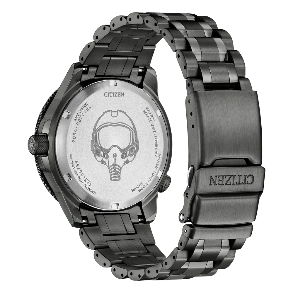 Citizen GMT Promaster Gents Auto Bracelet SSC WR200 Watch. Model No: NB6045-51H.