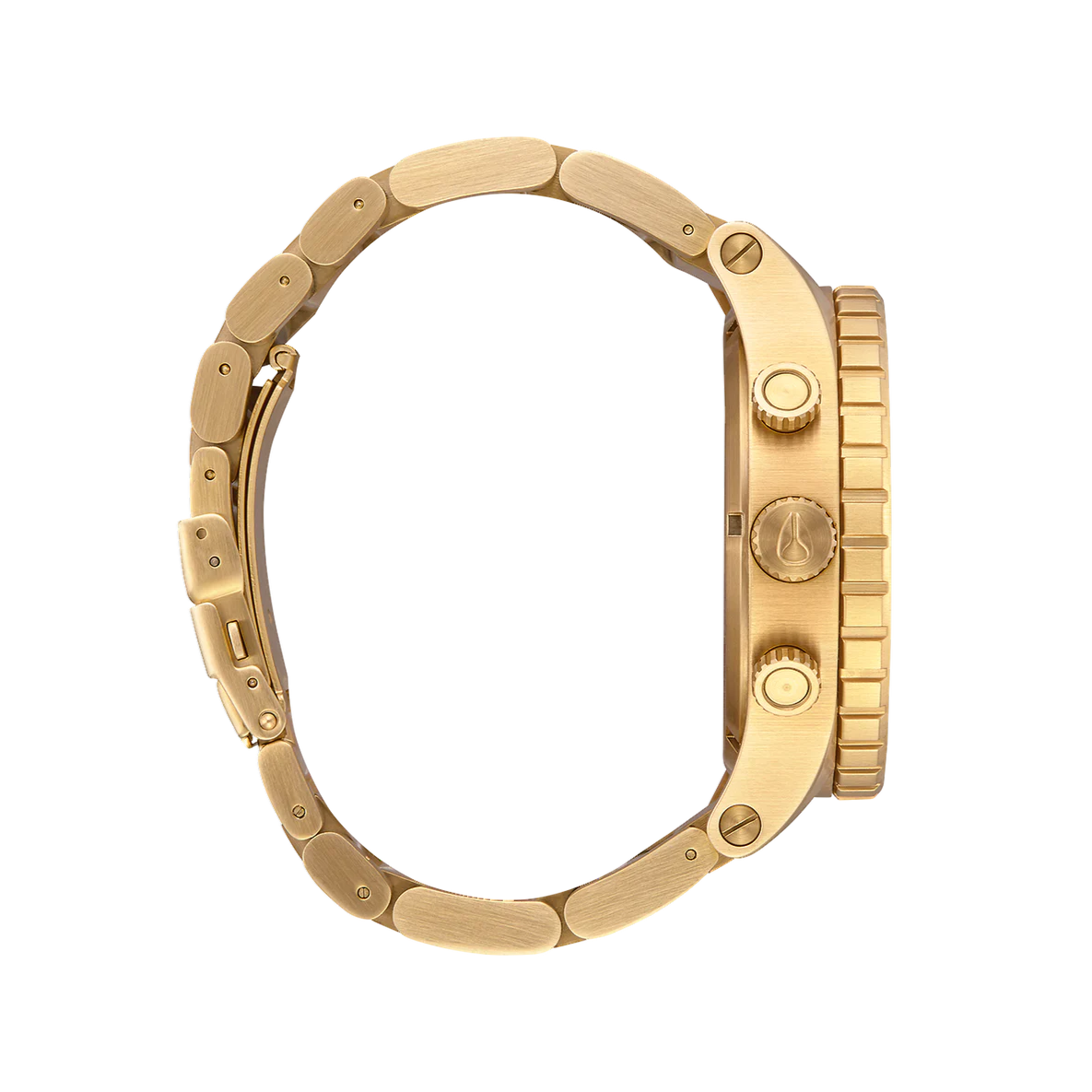 Nixon 51-30 Chrono in All Gold Gents Watch. Model No: A1389-502
