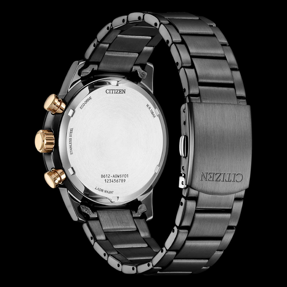 Citizen Gents Eco-Drive Bracelet SSC WR100 Watch. Design No: CA0746-85E.