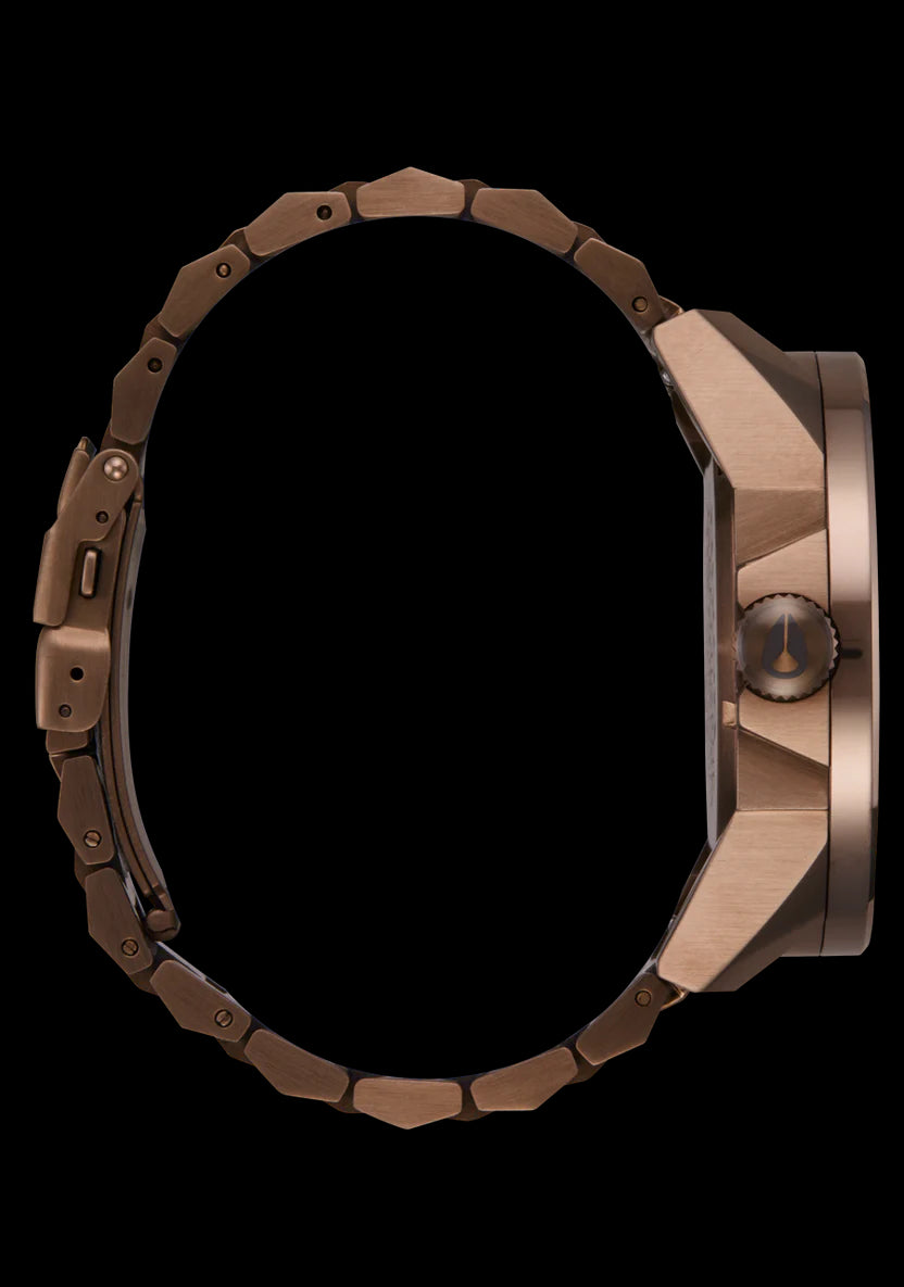 Corporal Stainless Steel Chocolate / Dark Roast Watch. Design No: A346-5253-00