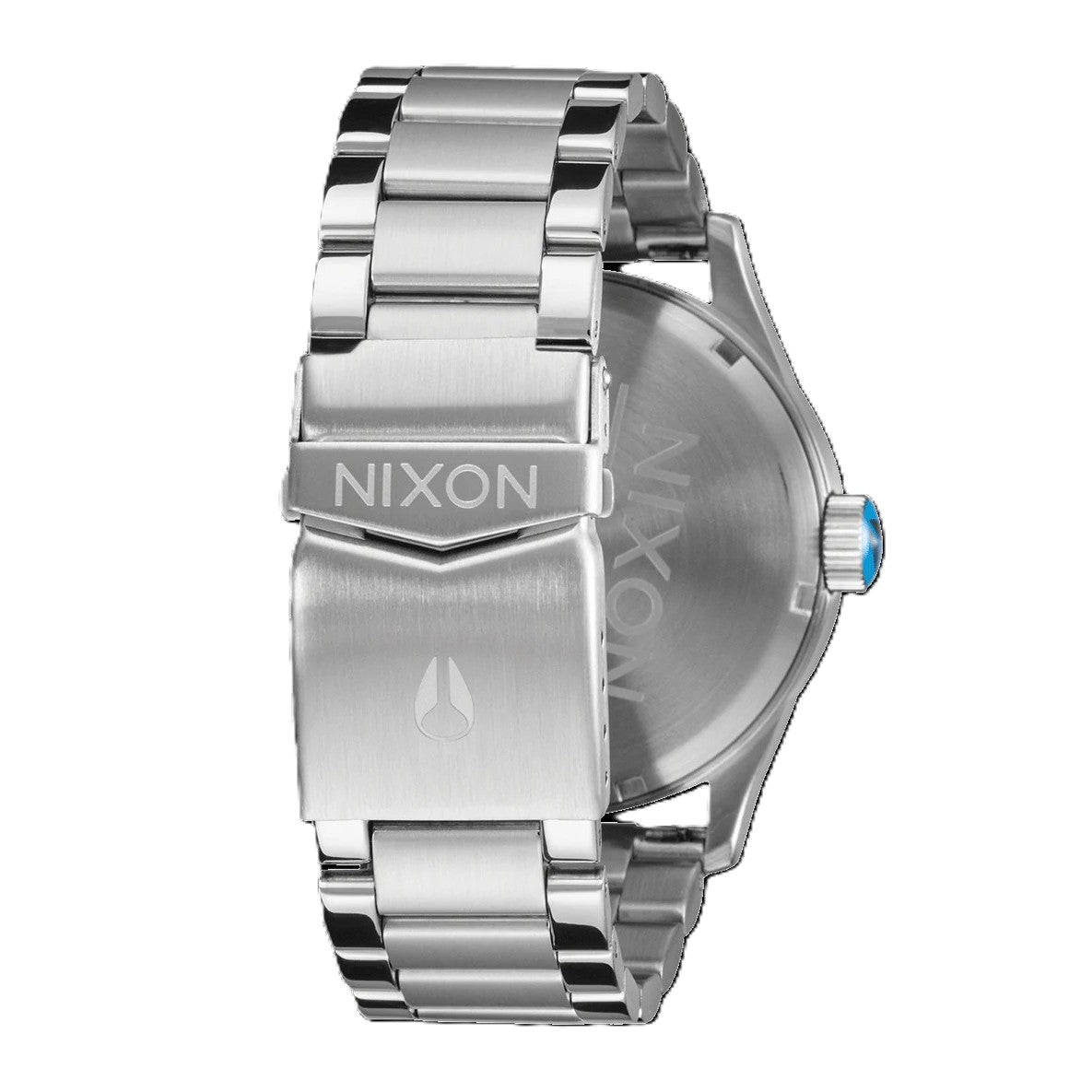 Nixon Sentry Stainless Steel Silver/Byron Blue Ombre Gents Watch. Model No: A356-5309