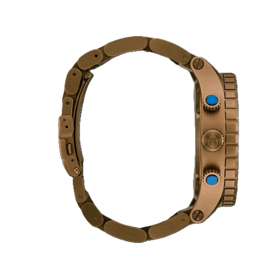 Nixon 51-30 Chrono Desert Gold/Arles Blue Gents Watch. Model No: A1389 5301