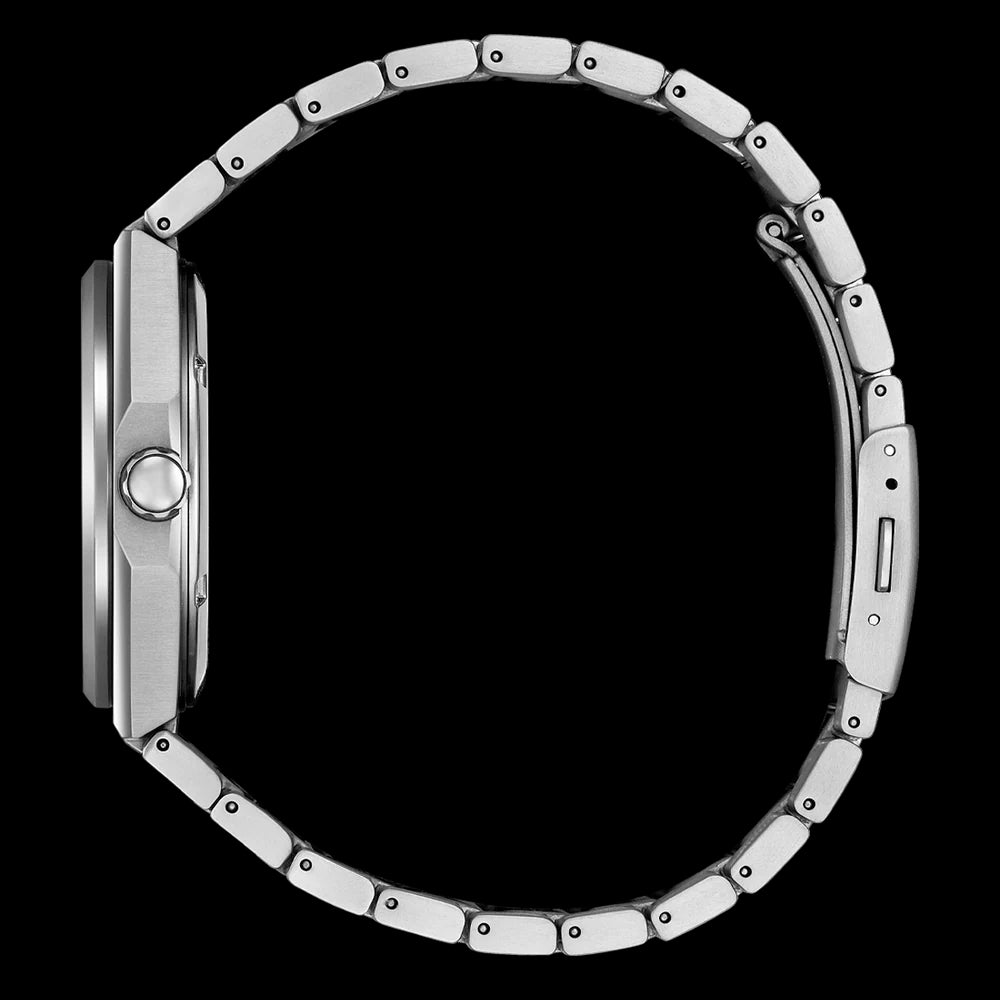 Citizen Zenshin Gents Eco-Drive Bracelet TIWP WR100 Watch. Design No: AW0130-85A