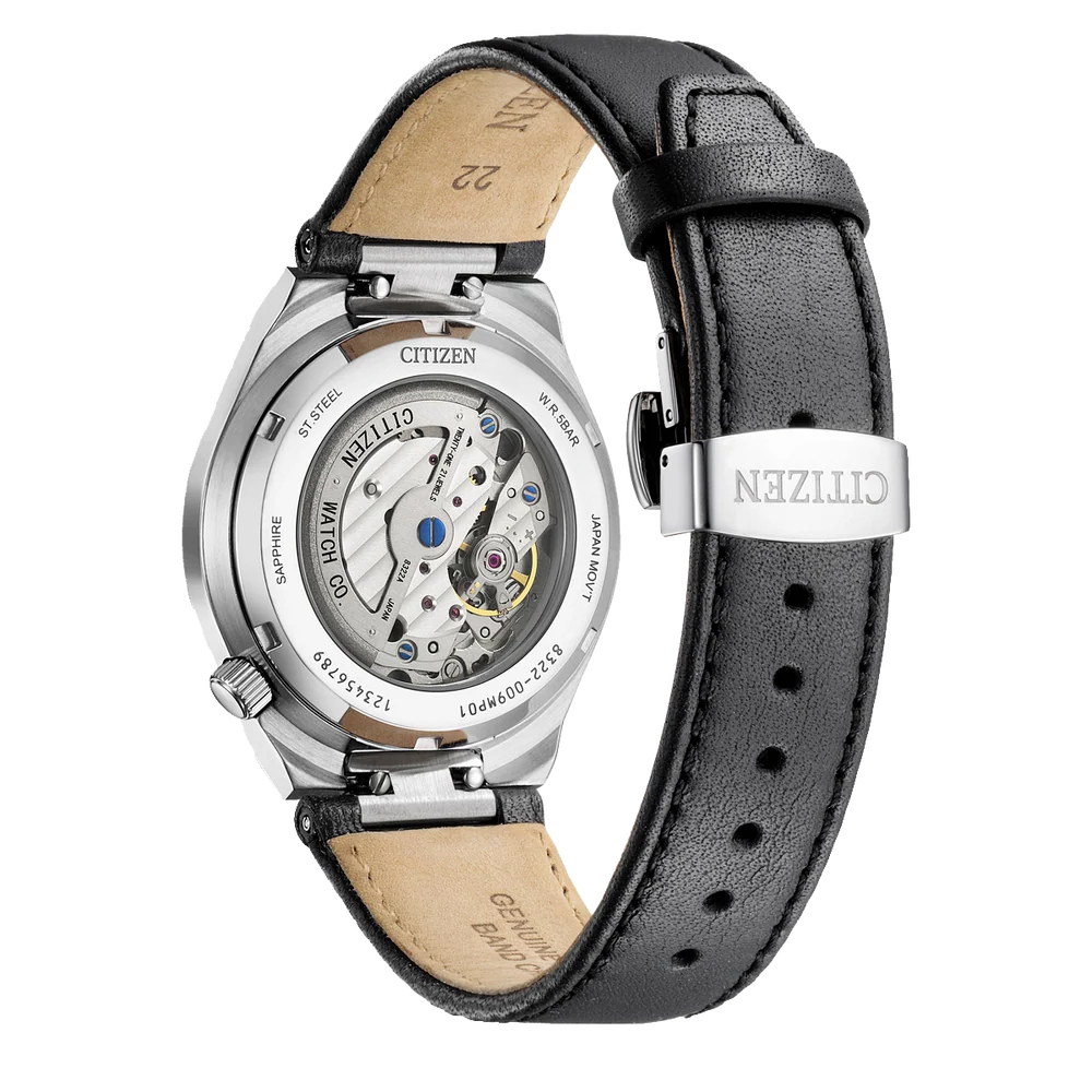 Citizen Tsuyosa Gents Auto Strap SSWP WR50 Watch. Design No: NK5010-01H.
