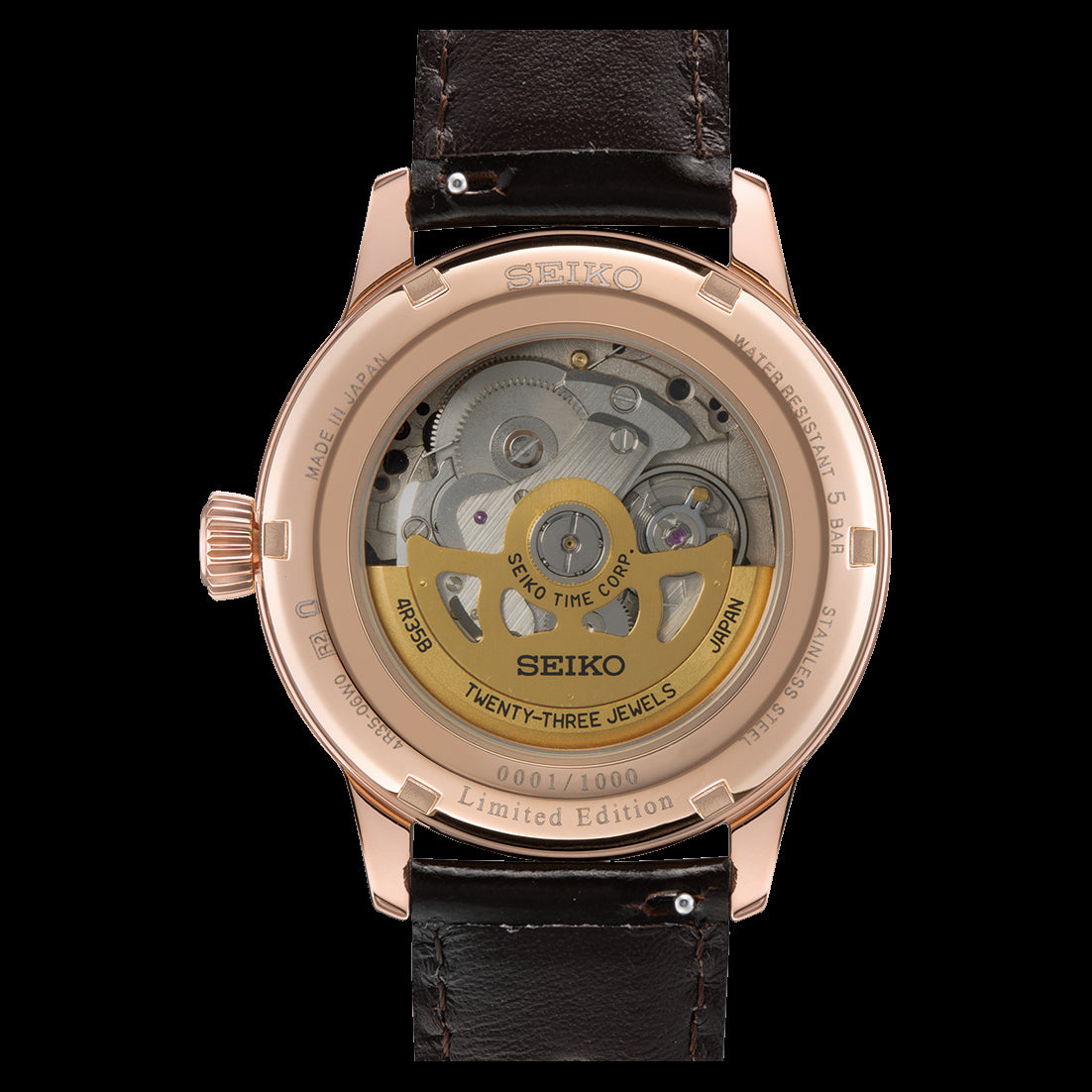 Seiko Limitied Edition "The Conte" Presage Mens Automatic Watch.