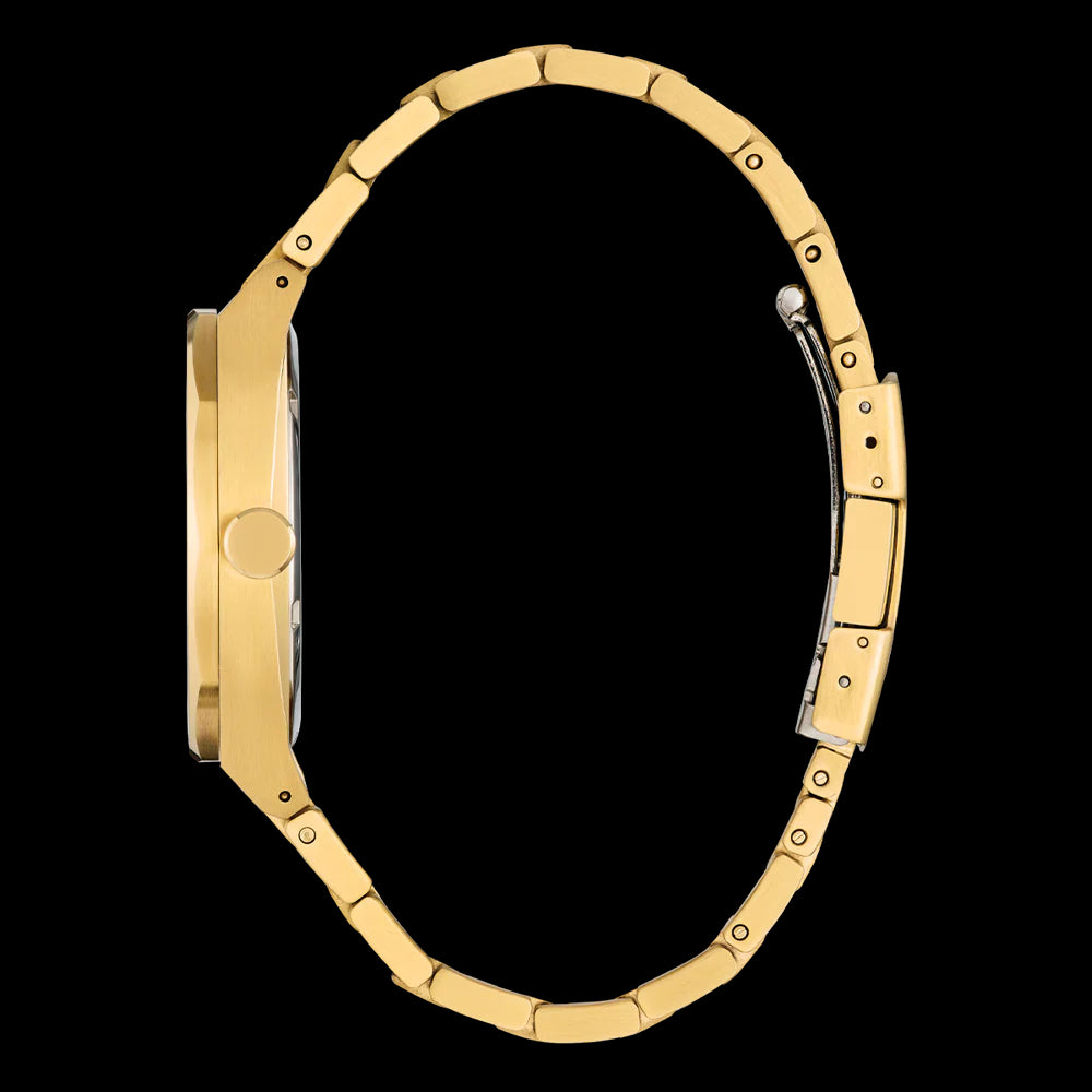 Citizen Gents Eco-Drive Bracelet Stainless Steel Gold-tone WR100 Watch. Design No: BM7662-59L