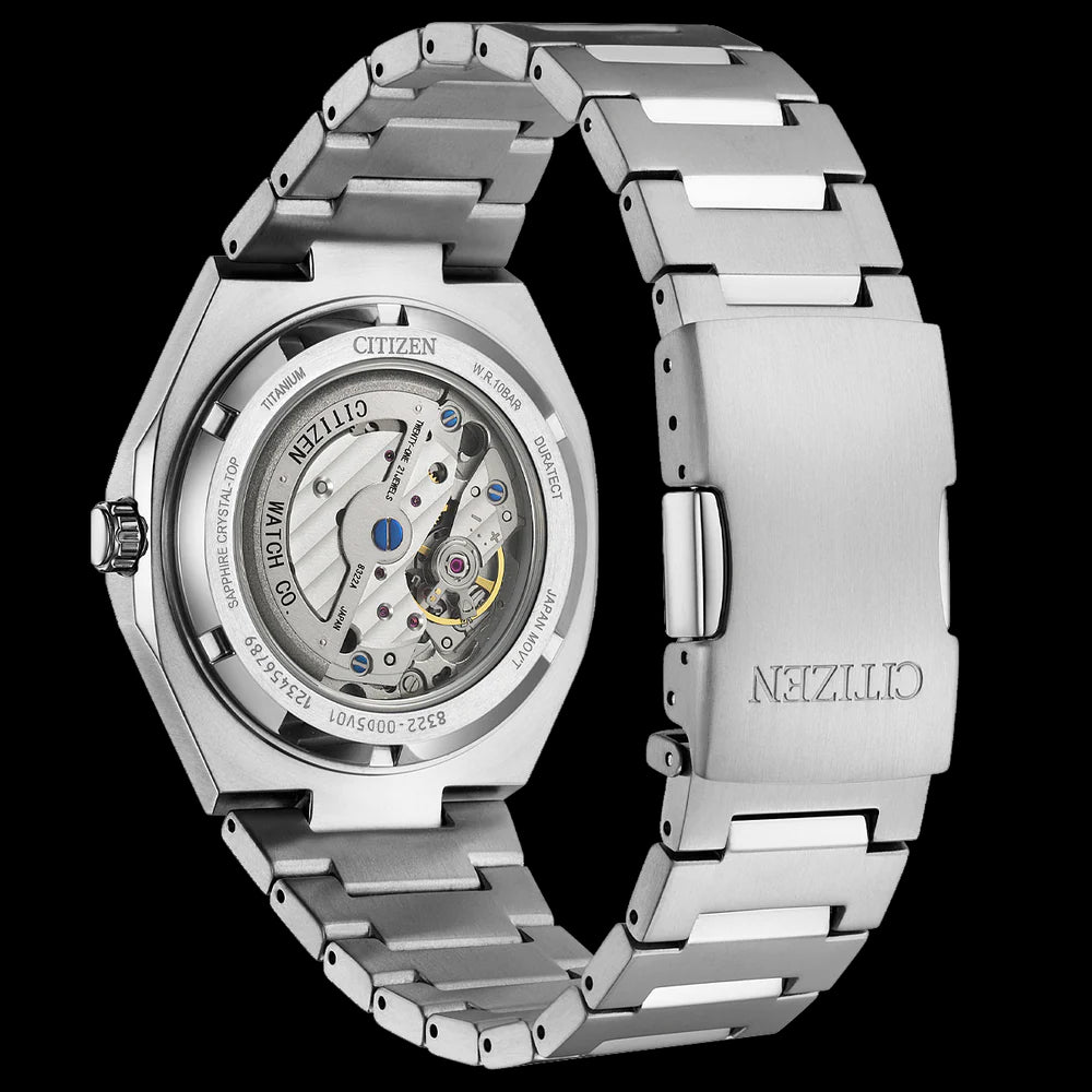 Citizen Zenshin Gents Auto Bracelet TIWP WR100 Watch. Design No: NK5020-58P