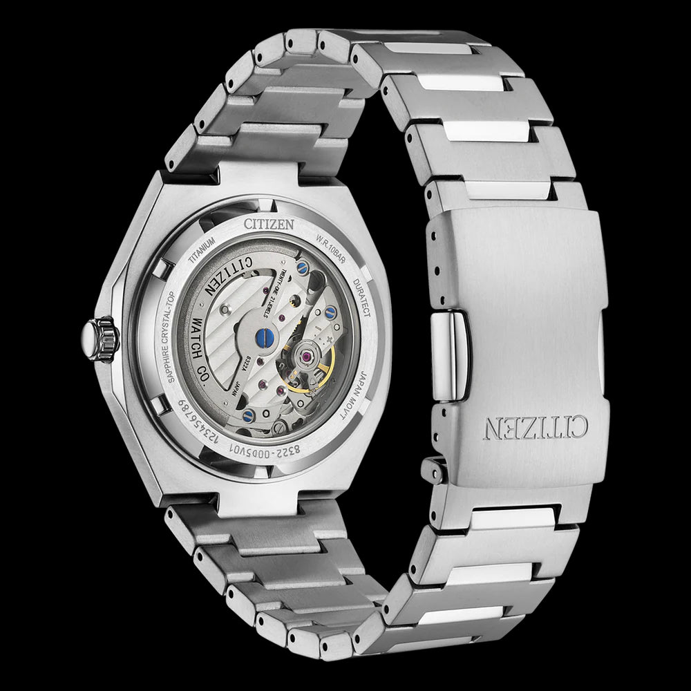Citizen Zenshin Gents Auto Bracelet TIWP WR100 Watch. Design No: NK5020-58X