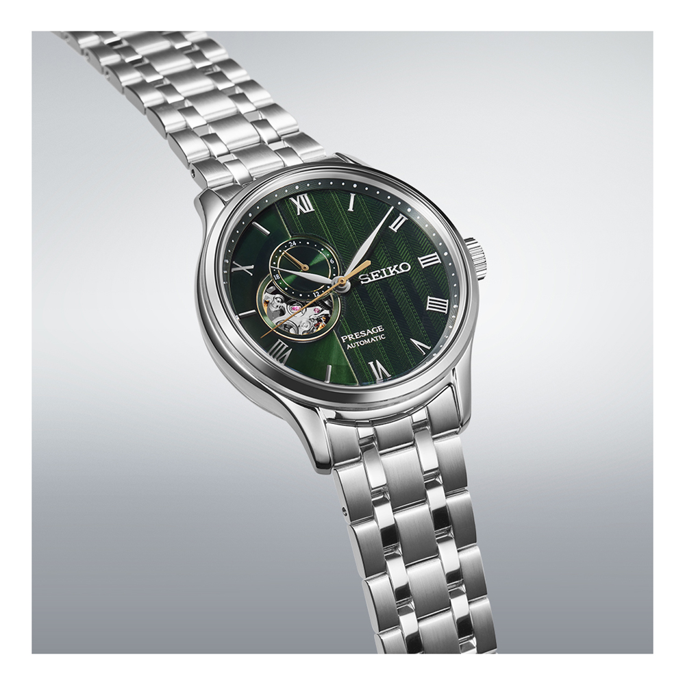 Seiko Presage Japanese Garden Mens Automatic Watch. Design No: SSA463J