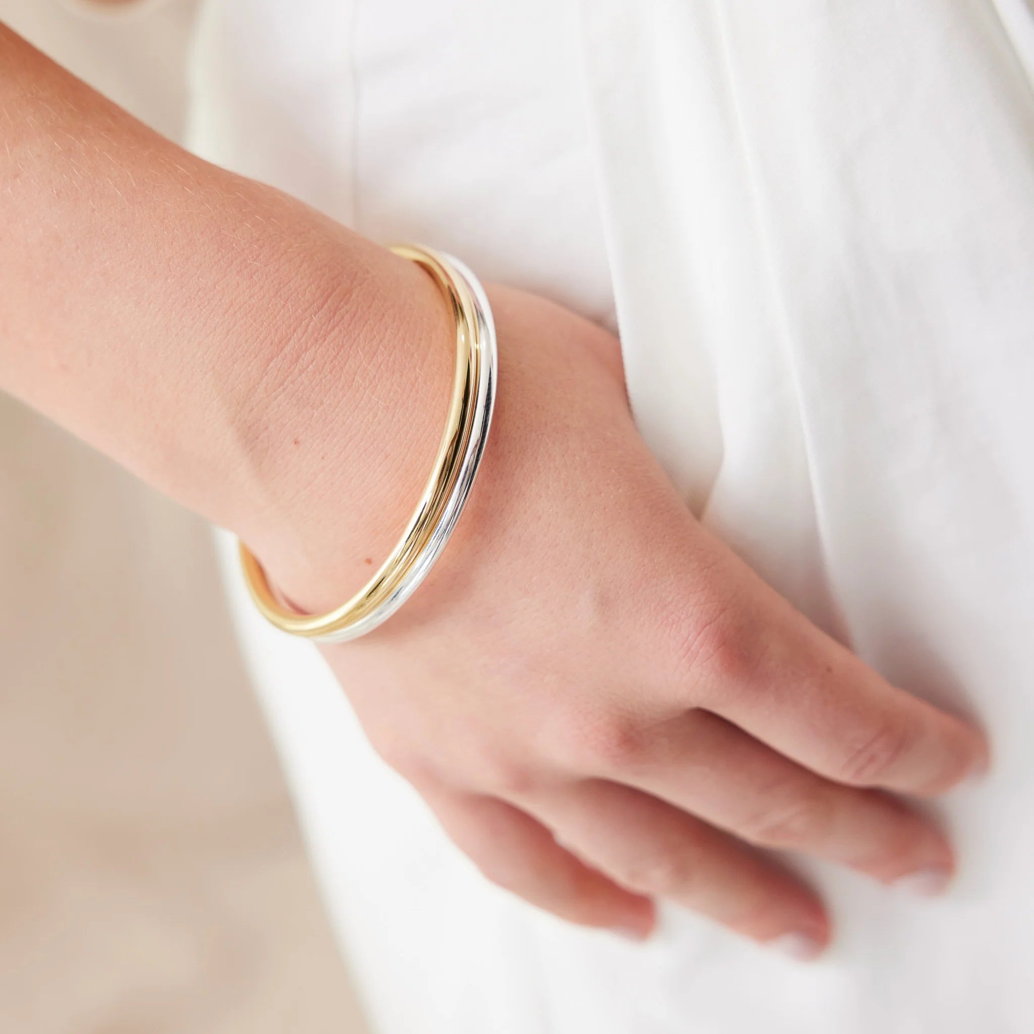 Najo Simplicity Silver Bangle. Design: B6504