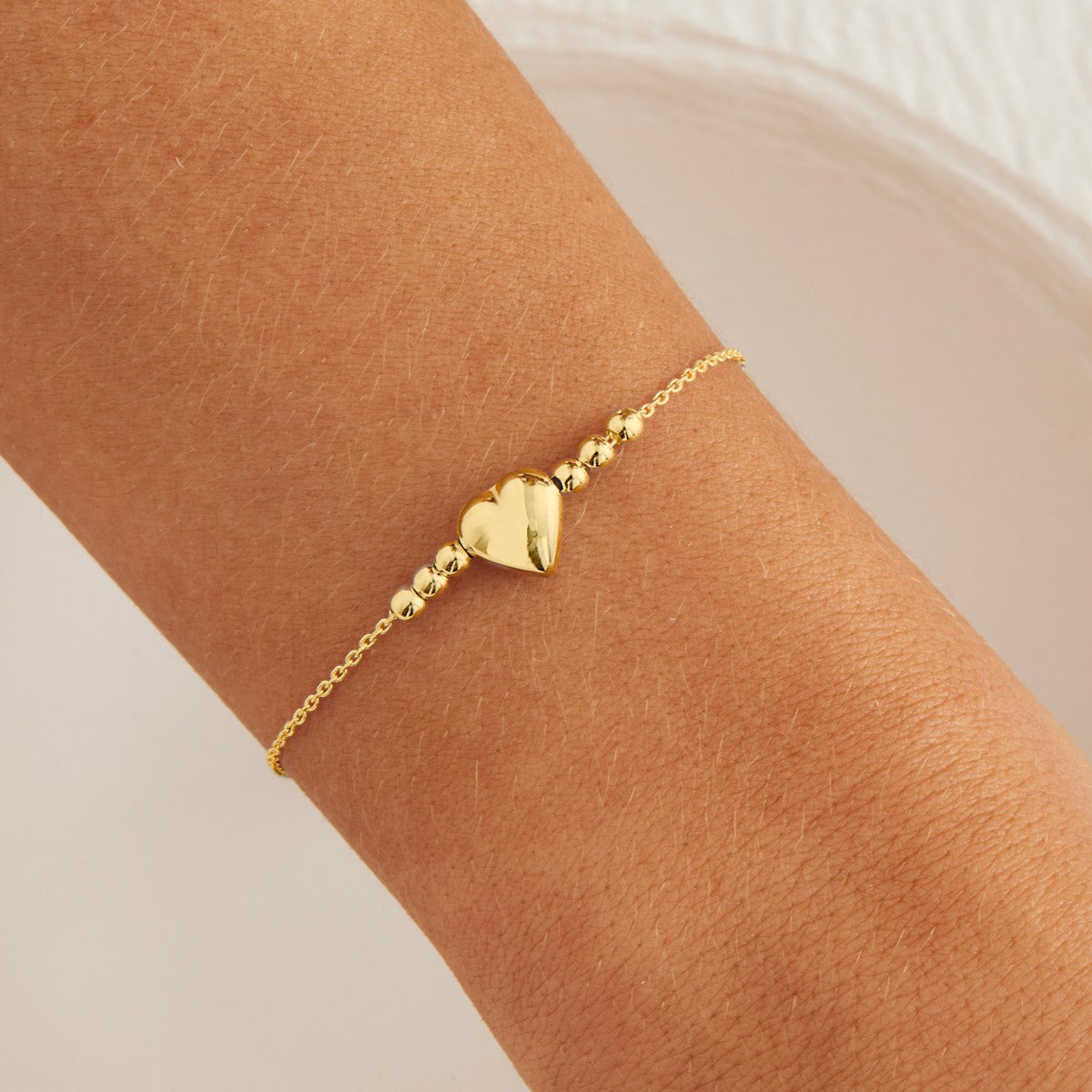 Najo Amore Yellow Gold Bracelet (18cm+ext). Design No: B7124