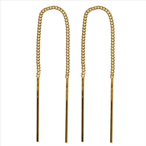 Sterling Silver Italian Thread Earrings. Design No: TE