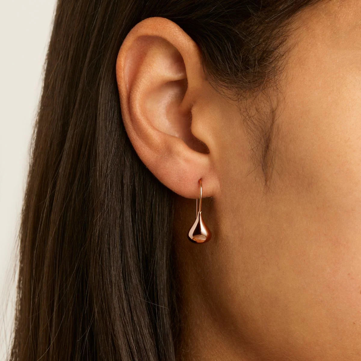 Najo Baby Tears Earring. Rose Gold Plated. Design: E3239