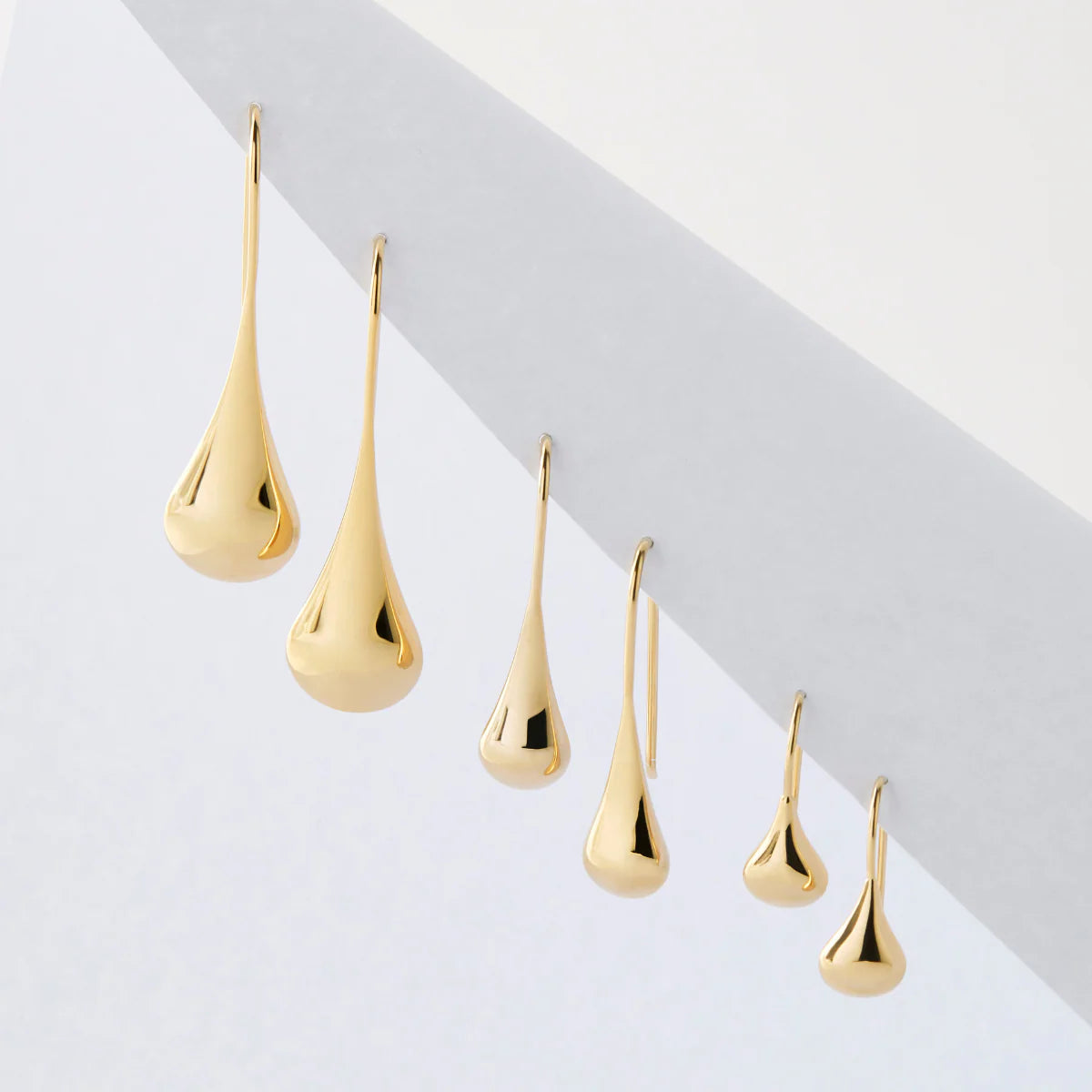 Najo Baby Tears Earring. Gold Plated. Design: E3249