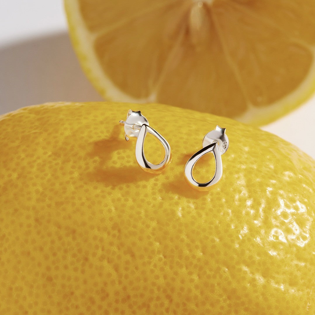 Najo Chiara Silver Studs. Design No: E7157