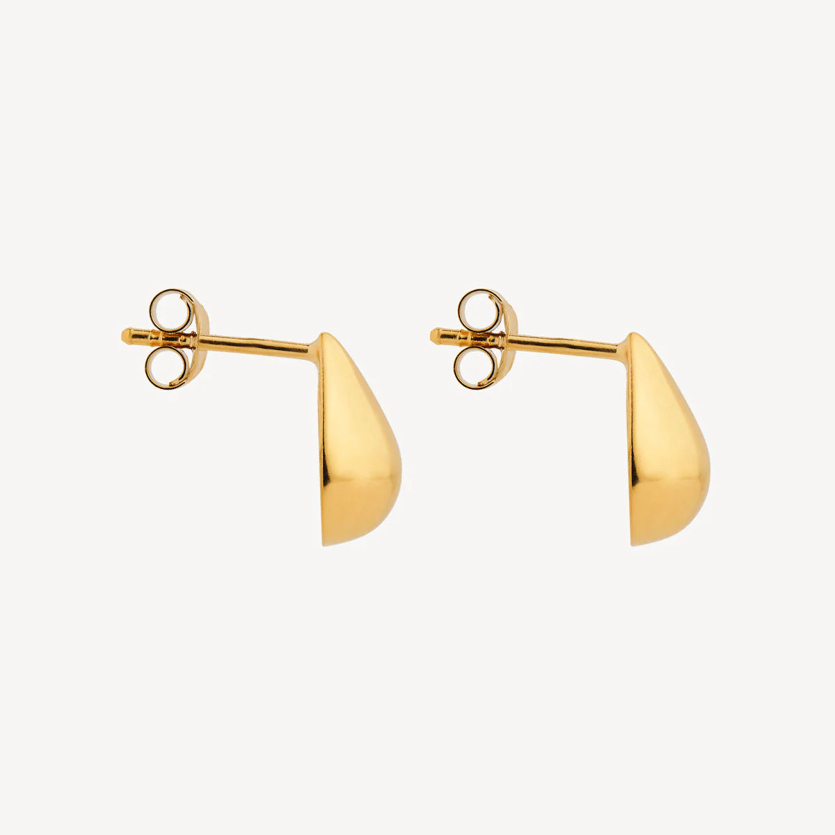 Najo Liora Stud Earring. Gold Plated, Design: E7424